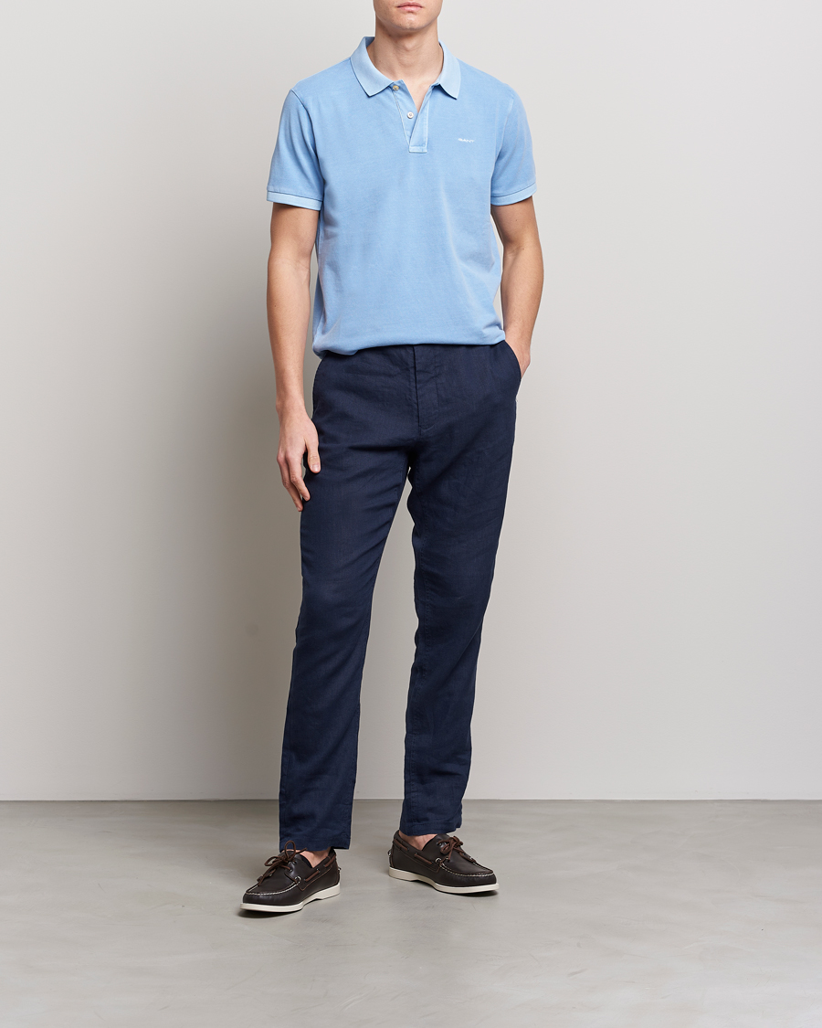 Herr | Pikéer | GANT | Sunbleached Polo Gentle Blue