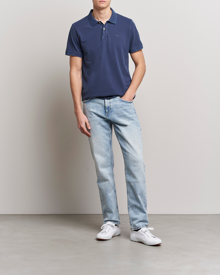 Herr | Pikéer | GANT | Sunbleached Polo Persian Blue
