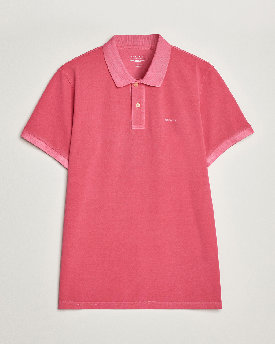 Herr | Pikéer | GANT | Sunbleached Polo Magenta Pink