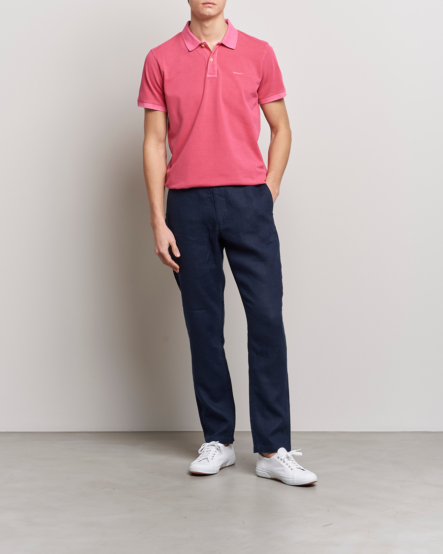 Herr | Pikéer | GANT | Sunbleached Polo Magenta Pink