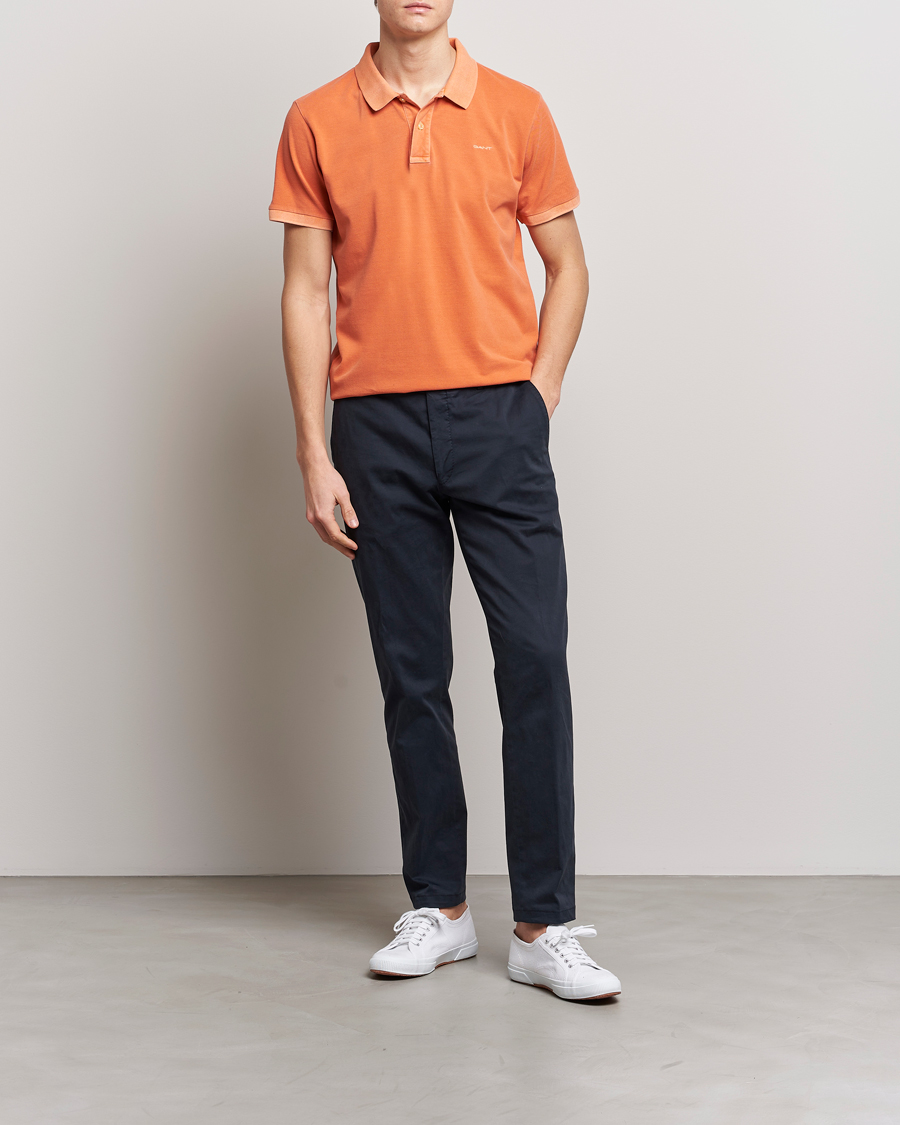 Herr | Pikéer | GANT | Sunbleached Polo Apricot Orange