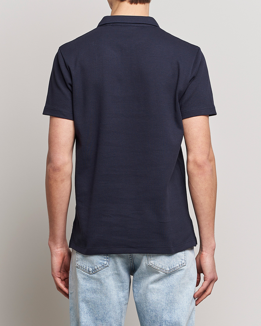 Herr | Pikéer | GANT | Waffle Textured Polo Evening Blue
