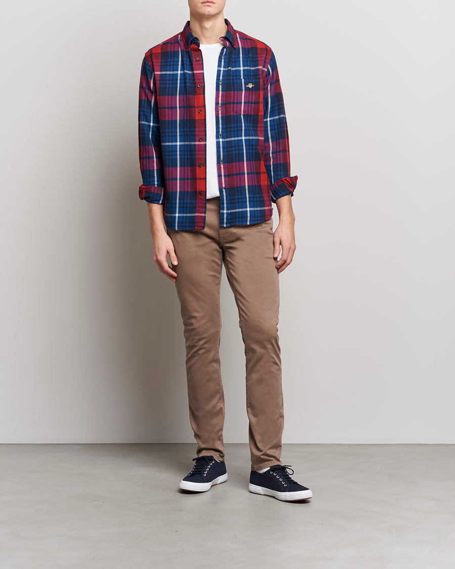 Herr | Byxor | GANT | Hayes Desert Jeans Desert Brown