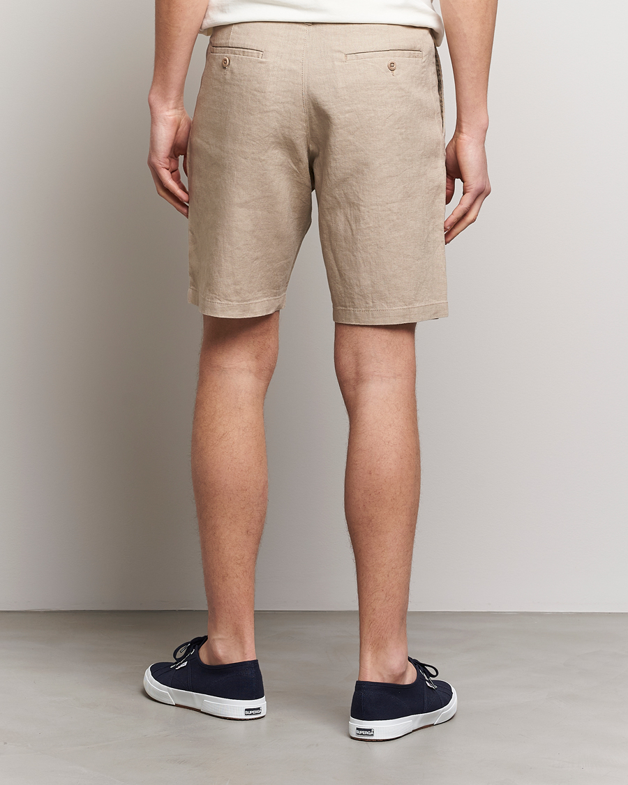 Herr | Shorts | GANT | Relaxed Linen Drawstring Shorts Concrete Beige