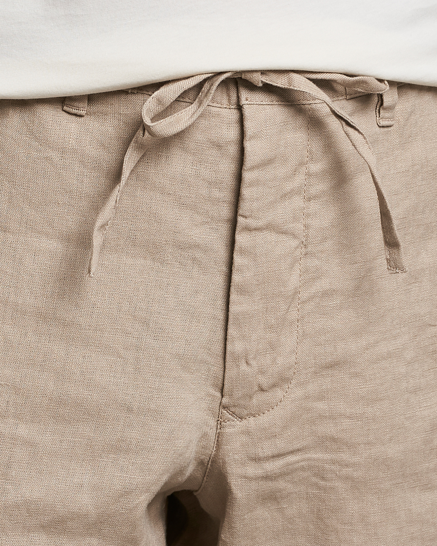 Herr | Shorts | GANT | Relaxed Linen Drawstring Shorts Concrete Beige