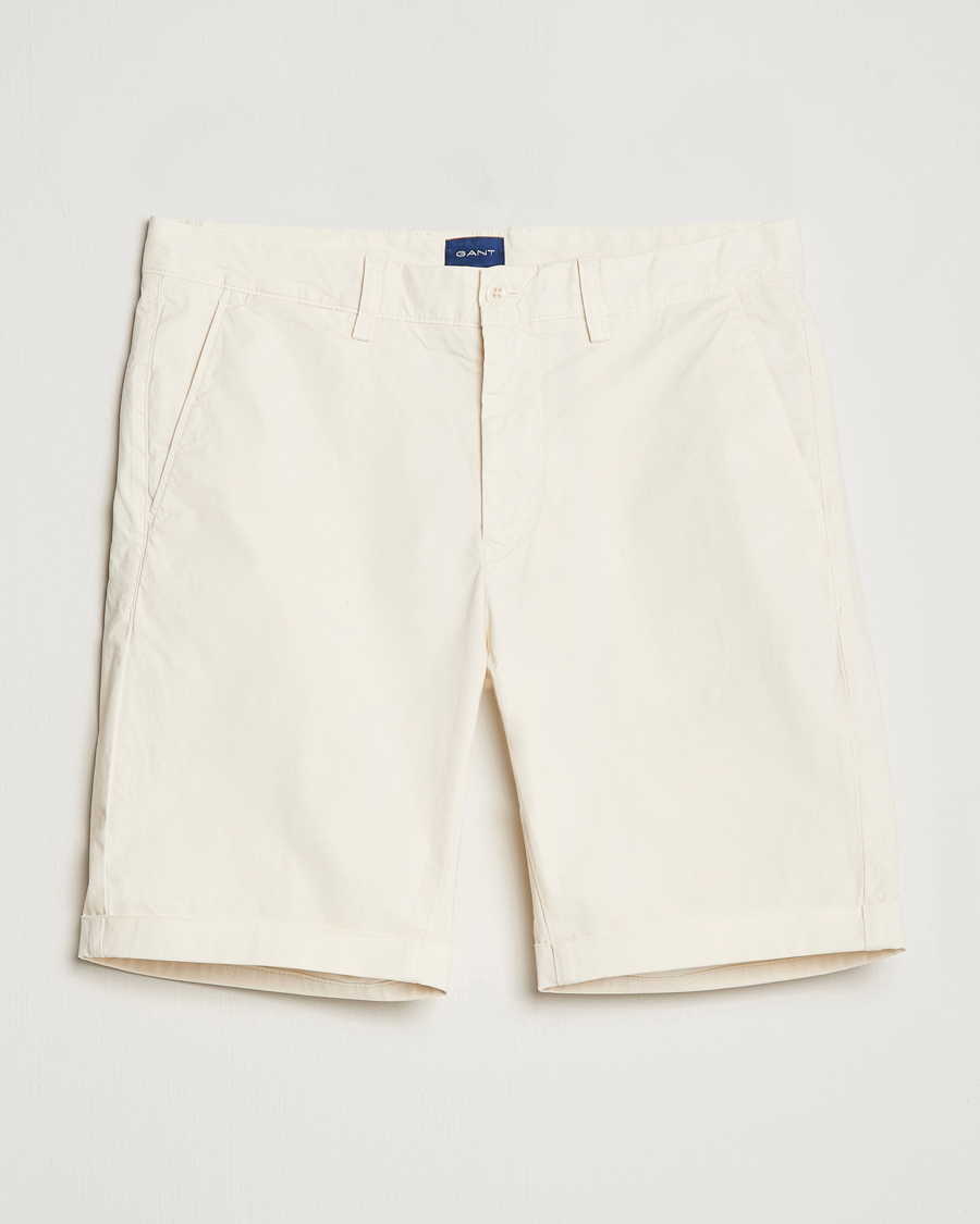 Herr | Shorts | GANT | Regular Sunbleached Shorts Cream
