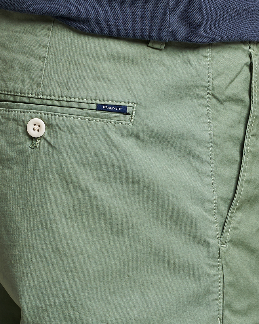 Herr | Shorts | GANT | Regular Sunbleached Shorts Calamata Green
