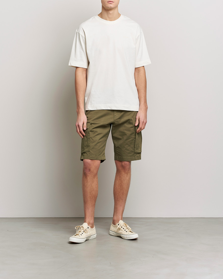 Herr | Shorts | GANT | Relaxed Twill Cargoshorts Racing Green