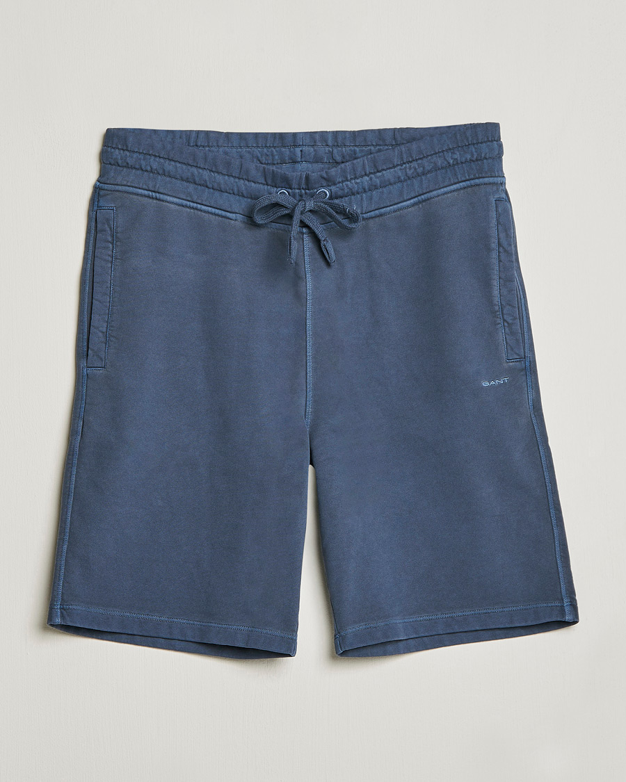 Herr | Shorts | GANT | Sunbleached Sweatshorts Evening Blue