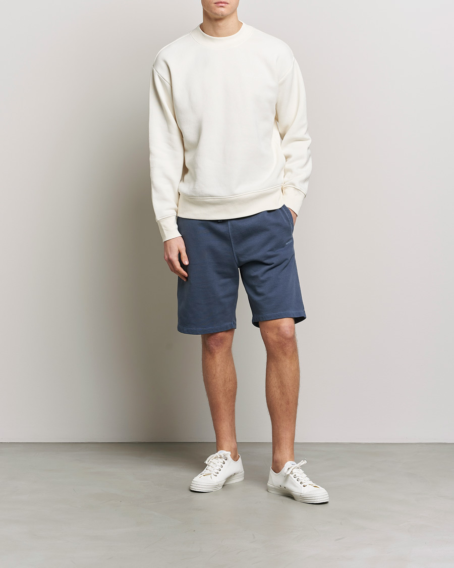 Herr | Shorts | GANT | Sunbleached Sweatshorts Evening Blue