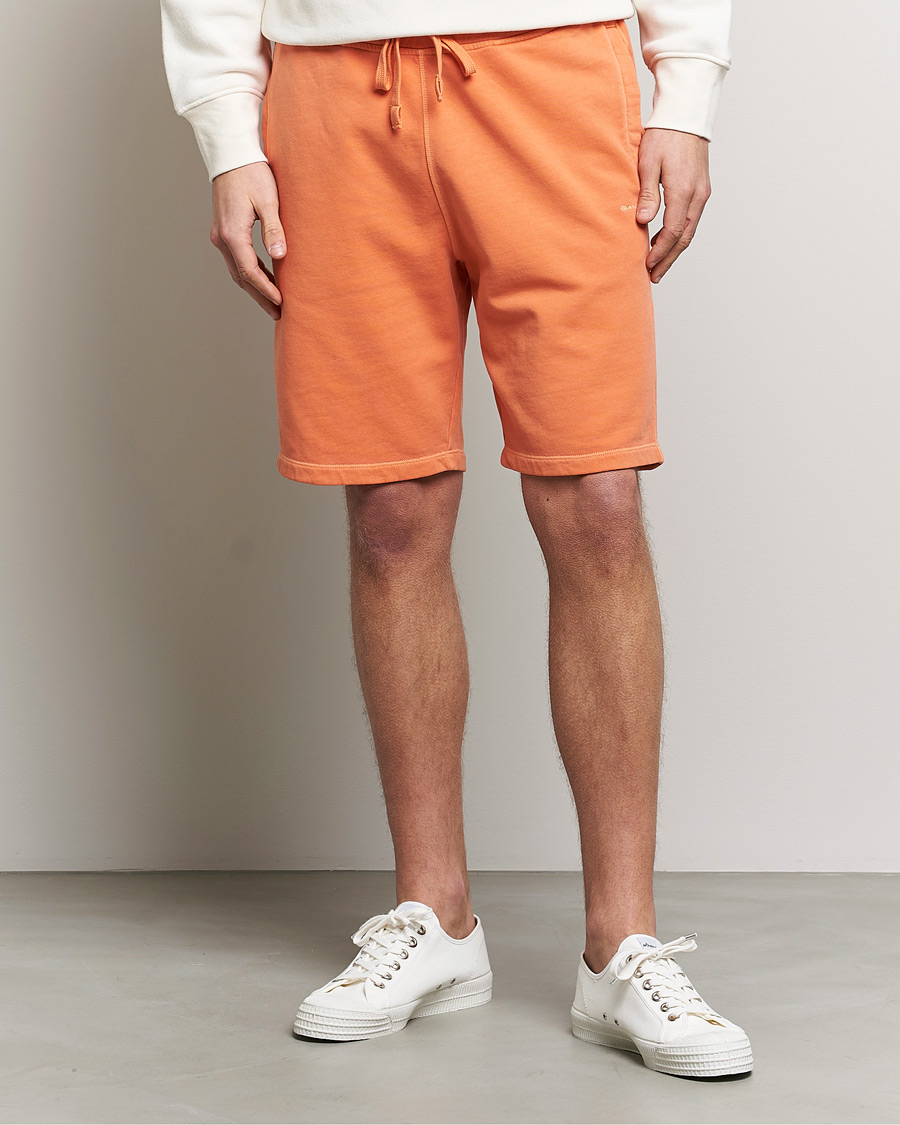 Herr | Shorts | GANT | Sunbleached Sweatshorts Apricot Orange