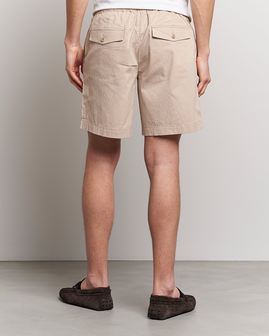 Herr | Shorts | GANT | Seersucker Drawstring Shorts Dry Sand