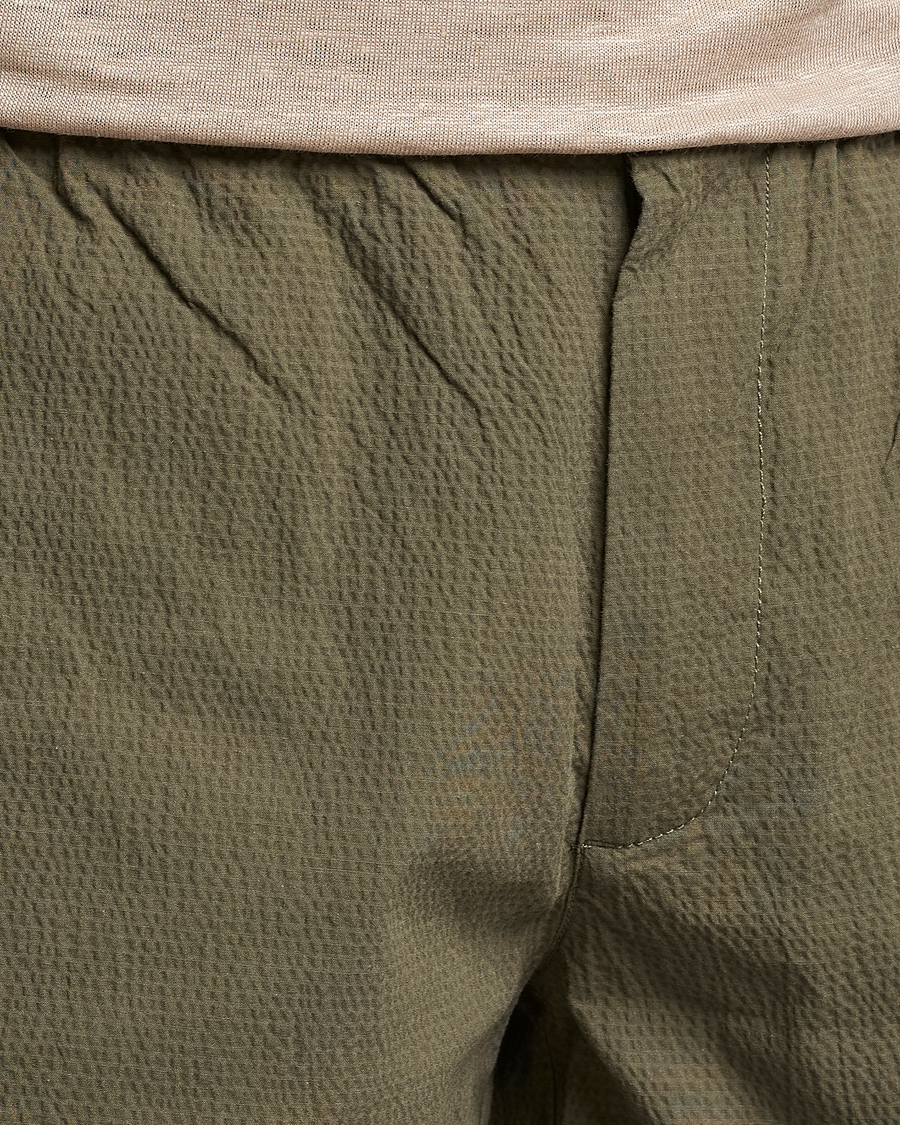 Herr | Shorts | GANT | Seersucker Drawstring Shorts Racing Green
