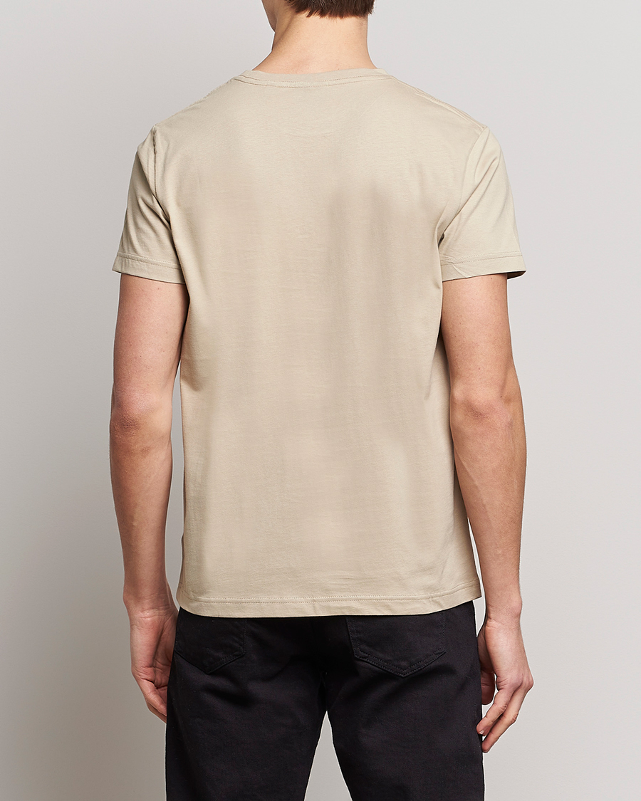 Herr | T-Shirts | GANT | The Original T-Shirt Concrete Beige