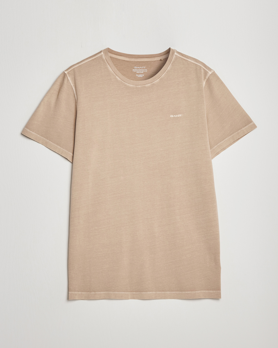 Herr | T-Shirts | GANT | Sunbleached T-Shirt Concrete Beige