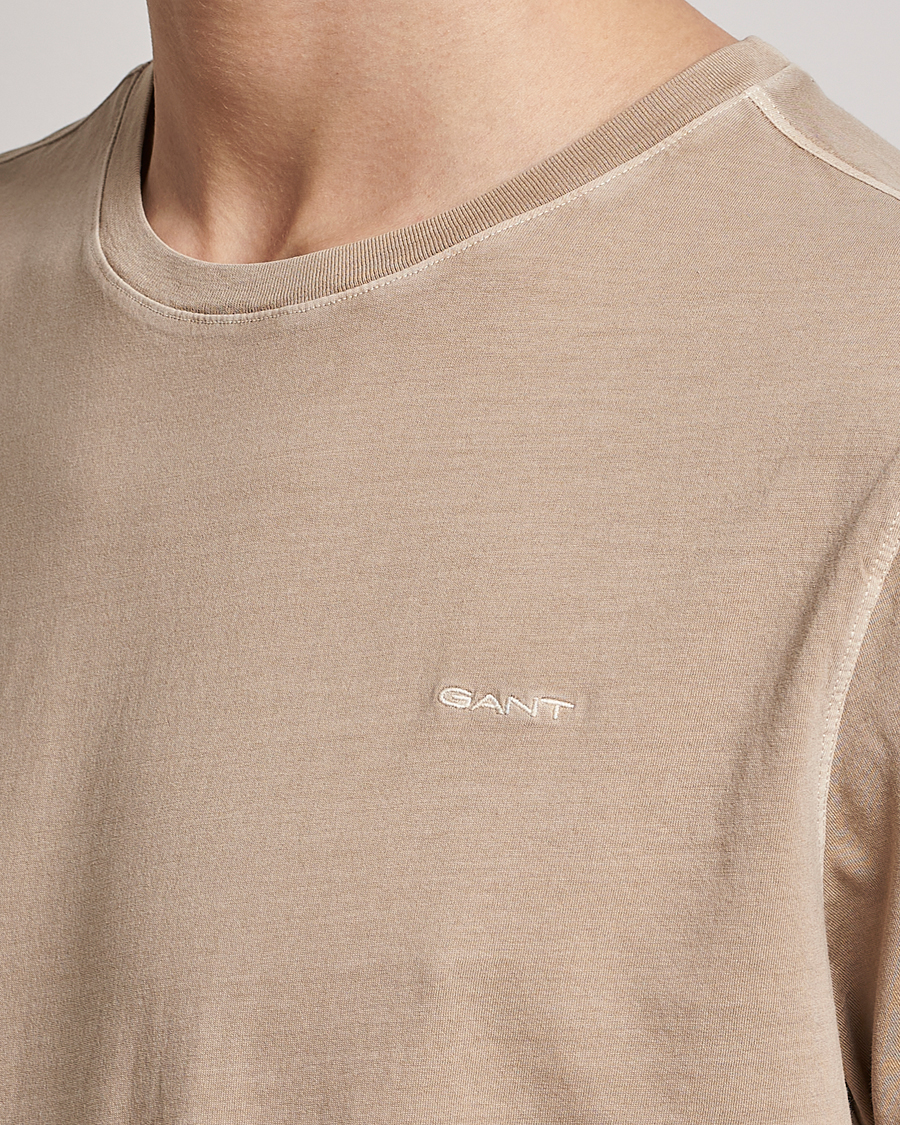 Herr | T-Shirts | GANT | Sunbleached T-Shirt Concrete Beige