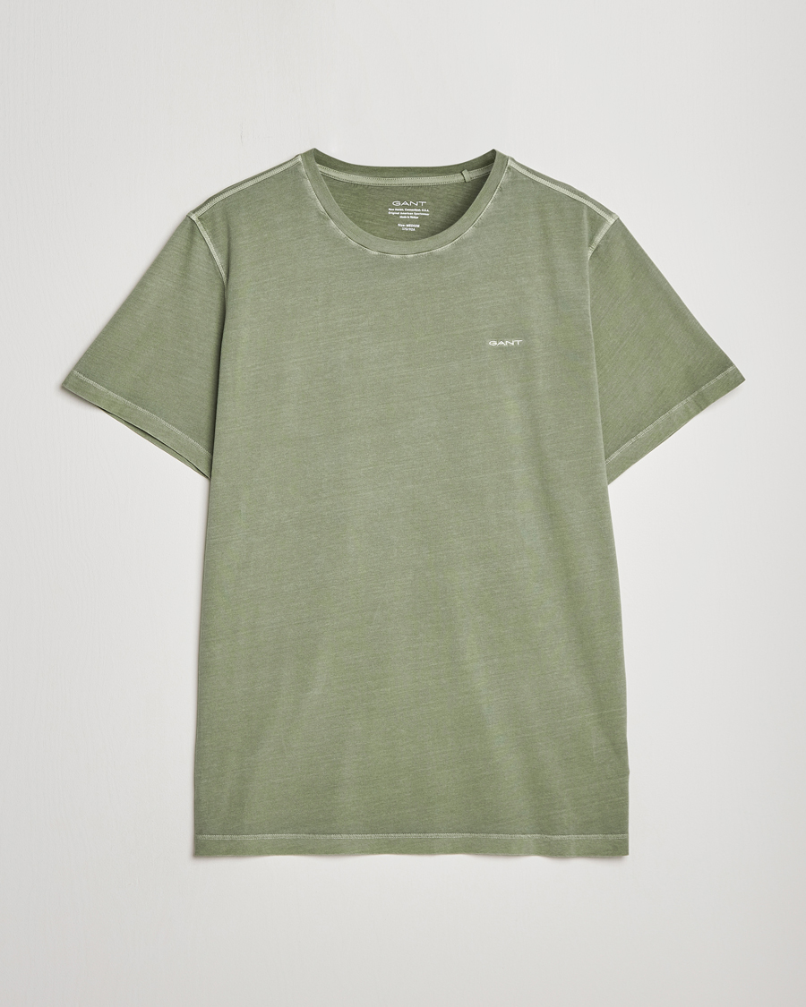 Herr | T-Shirts | GANT | Sunbleached T-Shirt Kalamata Green