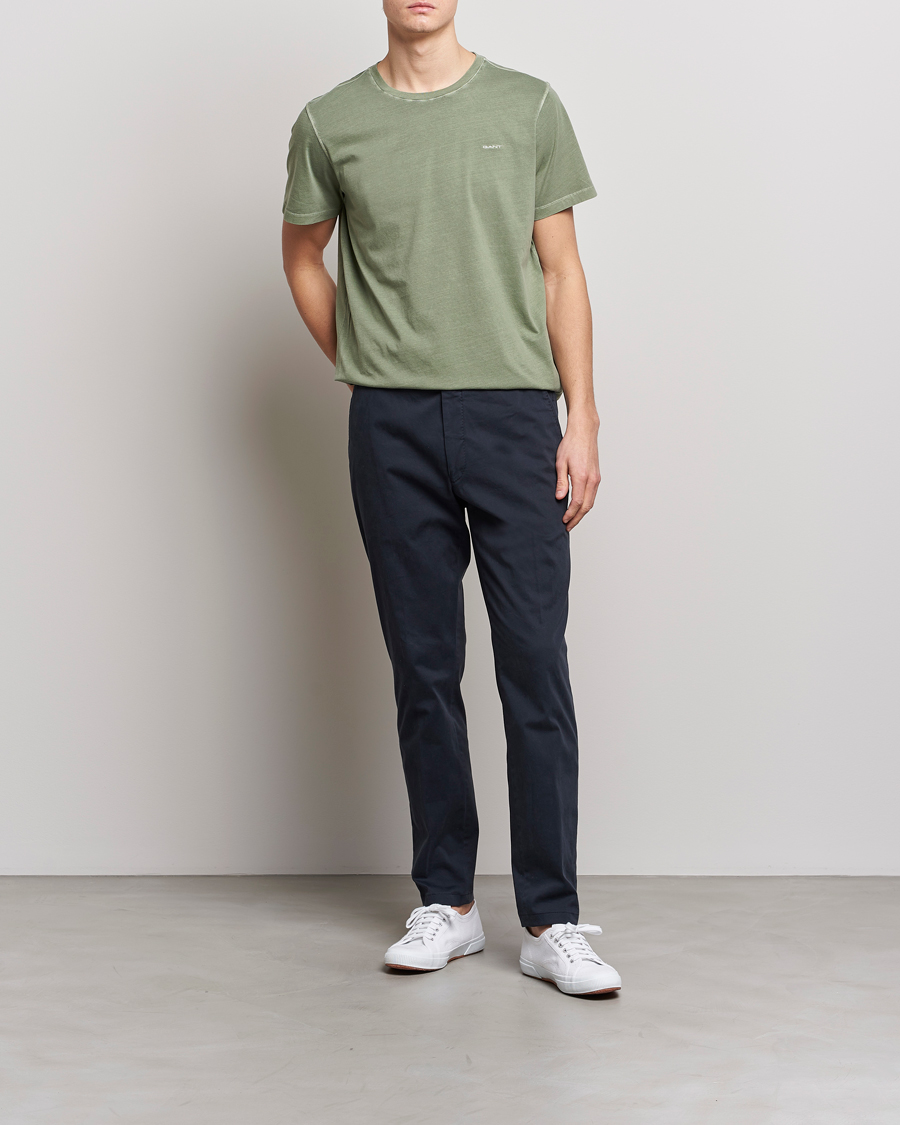 Herr | T-Shirts | GANT | Sunbleached T-Shirt Kalamata Green