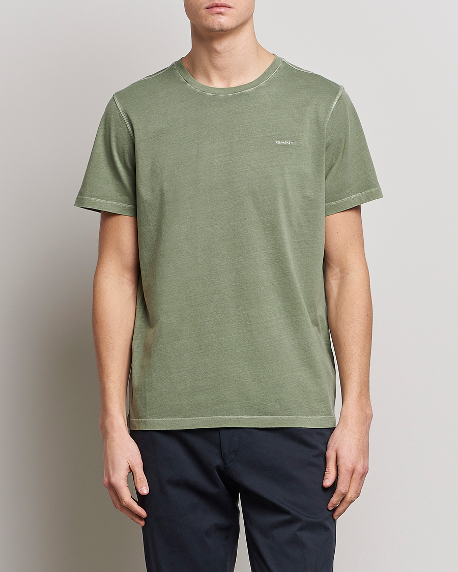 Herr | Preppy Authentic | GANT | Sunbleached T-Shirt Kalamata Green
