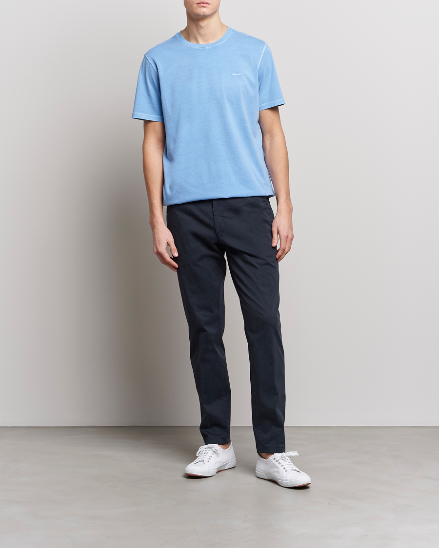 Herr | T-Shirts | GANT | Sunbleached T-Shirt Gentle Blue