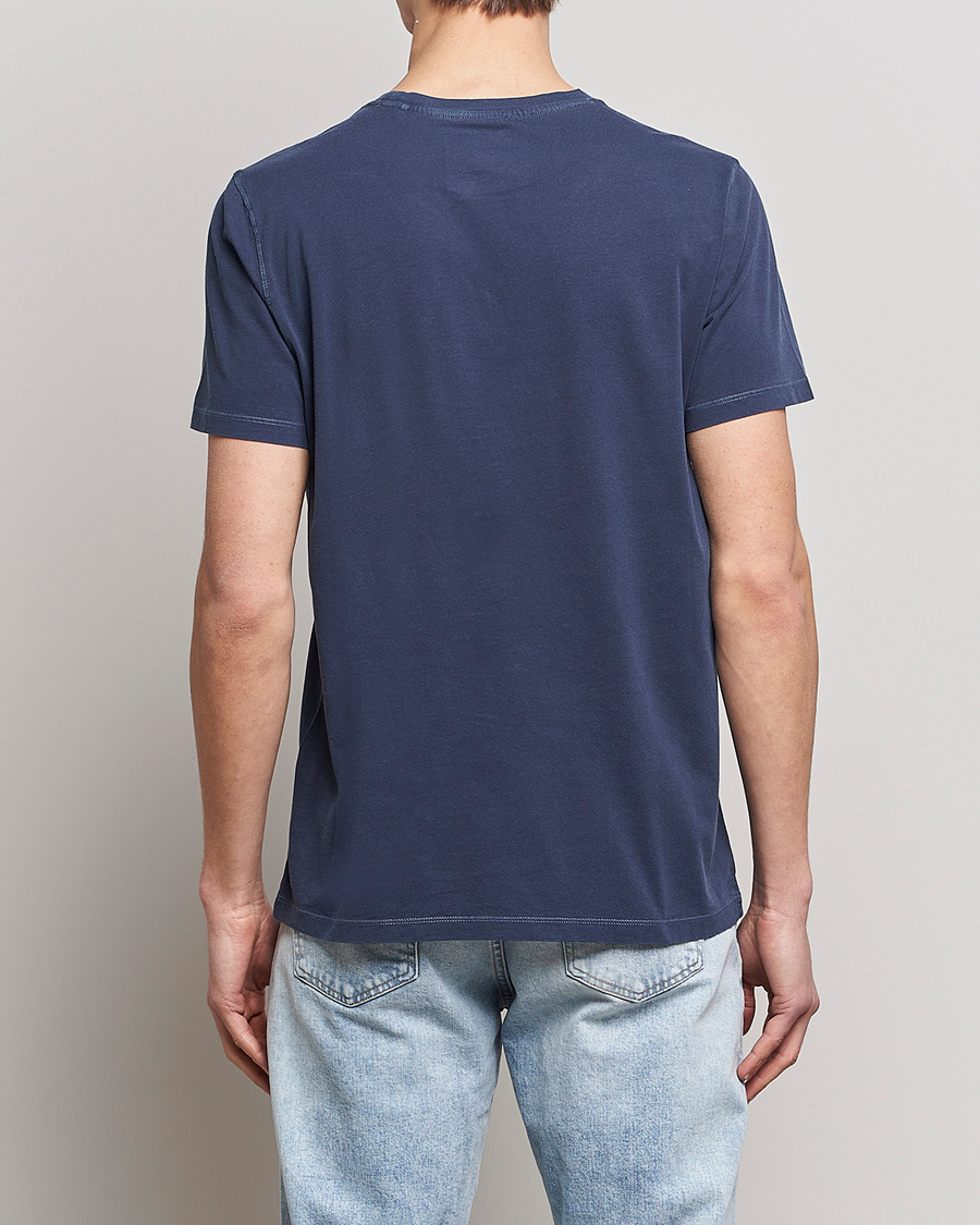 Herr | T-Shirts | GANT | Sunbleached T-Shirt Evening Blue