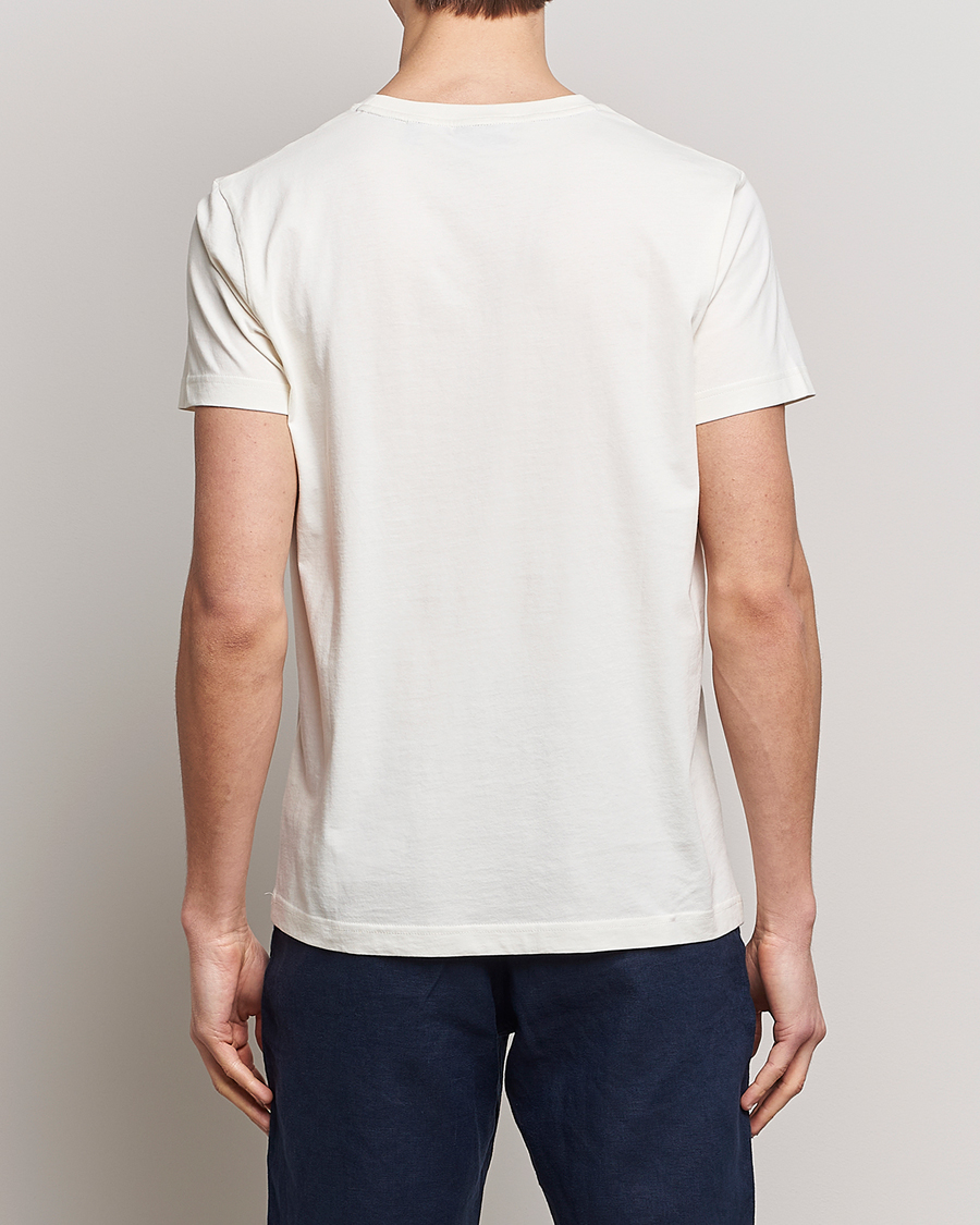 Herr | T-Shirts | GANT | Sailing Logo Crew Neck T-Shirt Cream