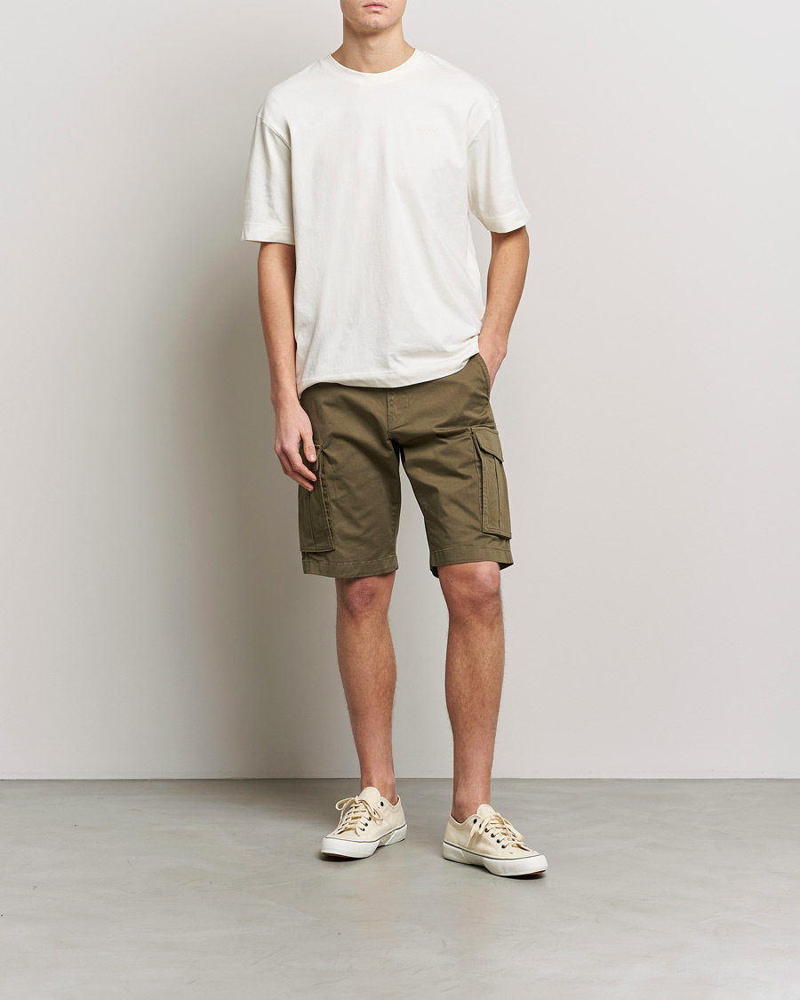 Herr | T-Shirts | GANT | Icon Crew Neck T-Shirt Cream