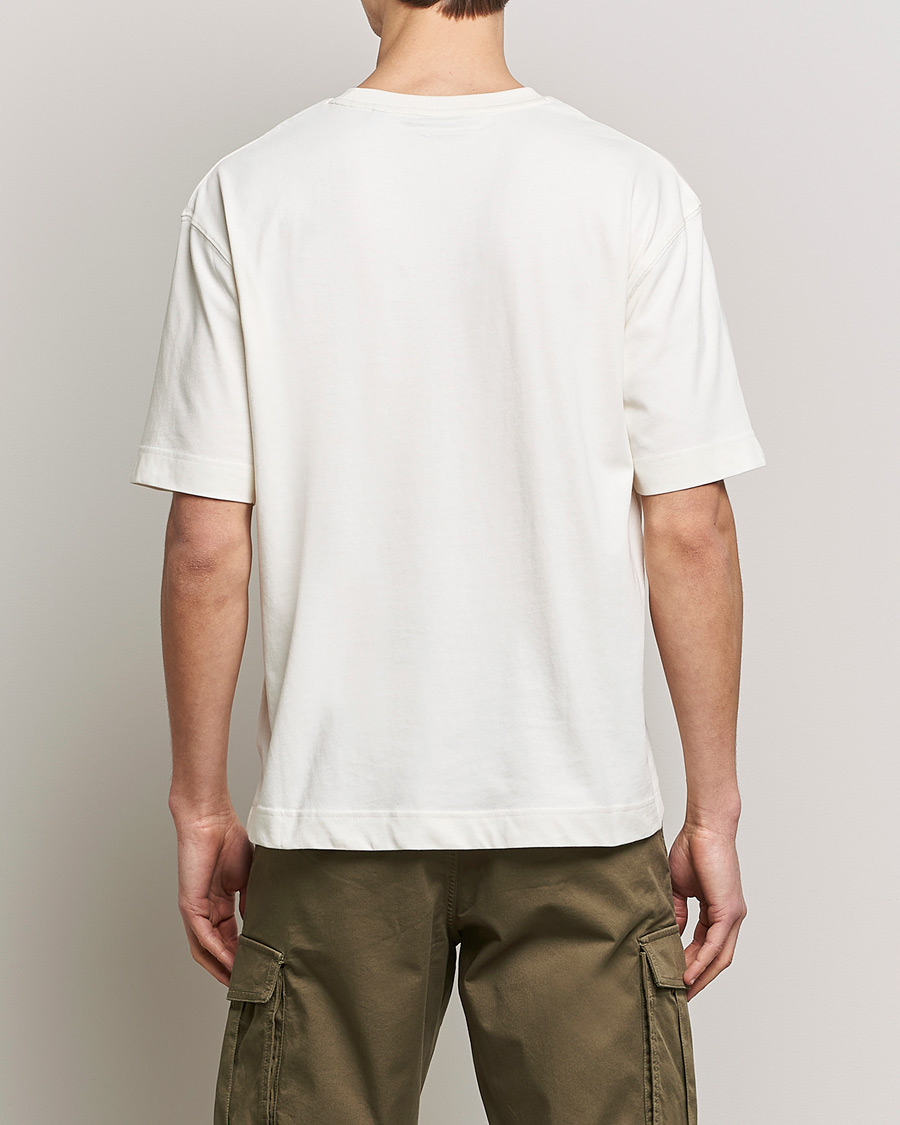 Herr | T-Shirts | GANT | Icon Crew Neck T-Shirt Cream