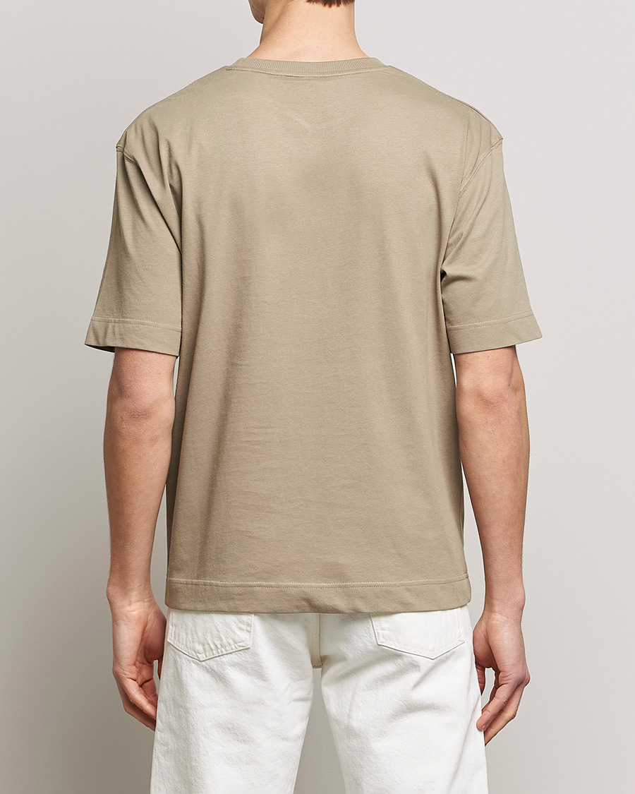 Herr | T-Shirts | GANT | Icon Crew Neck T-Shirt Taupe Beige