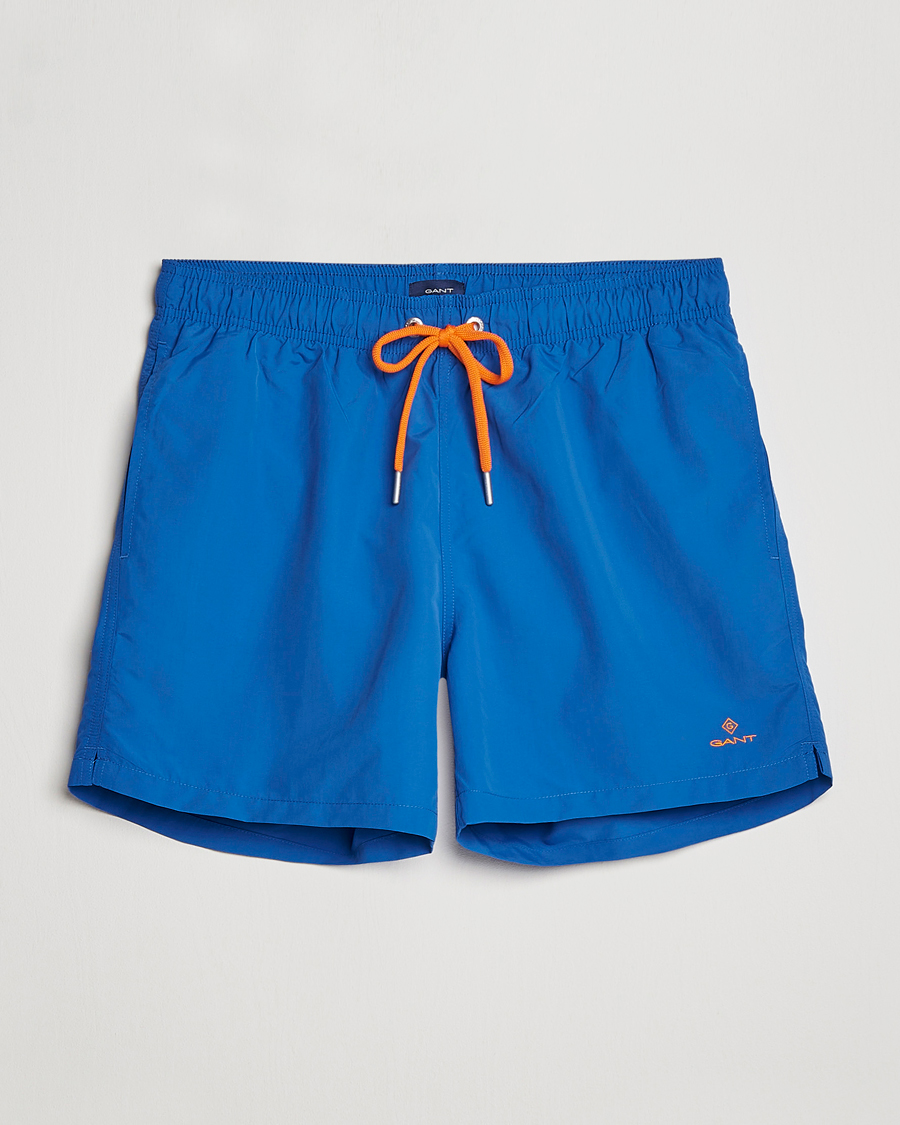 Herr | Badbyxor | GANT | Basic Swimshorts Nautical Blue