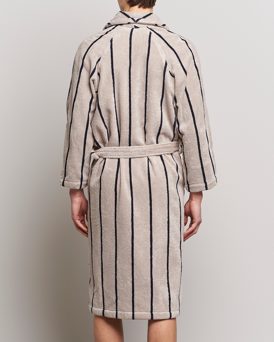 Herr | Pyjamas & Morgonrockar | GANT | Striped Robe Putty