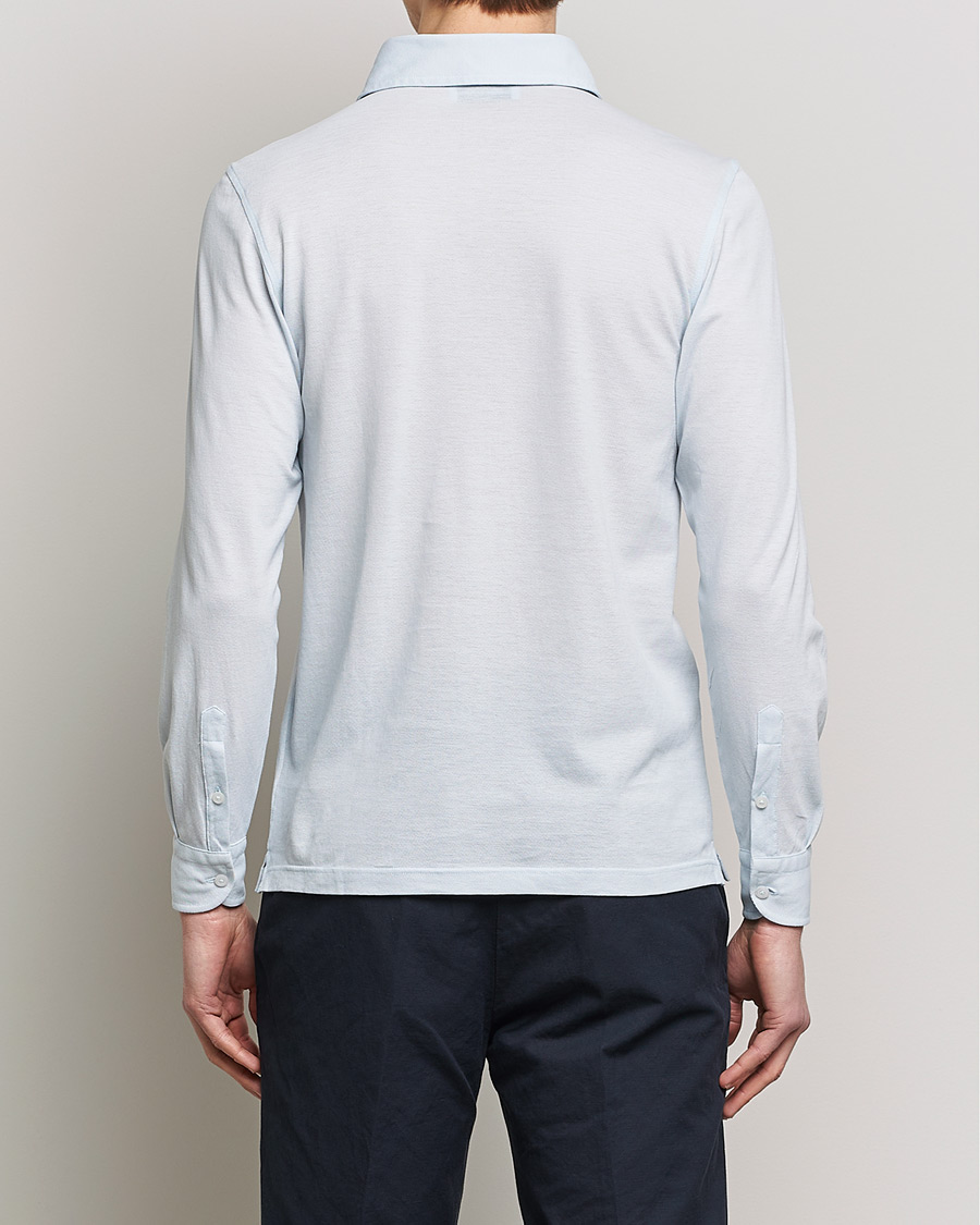 Herr | Skjortor | Gran Sasso | Popover Shirt Light Blue