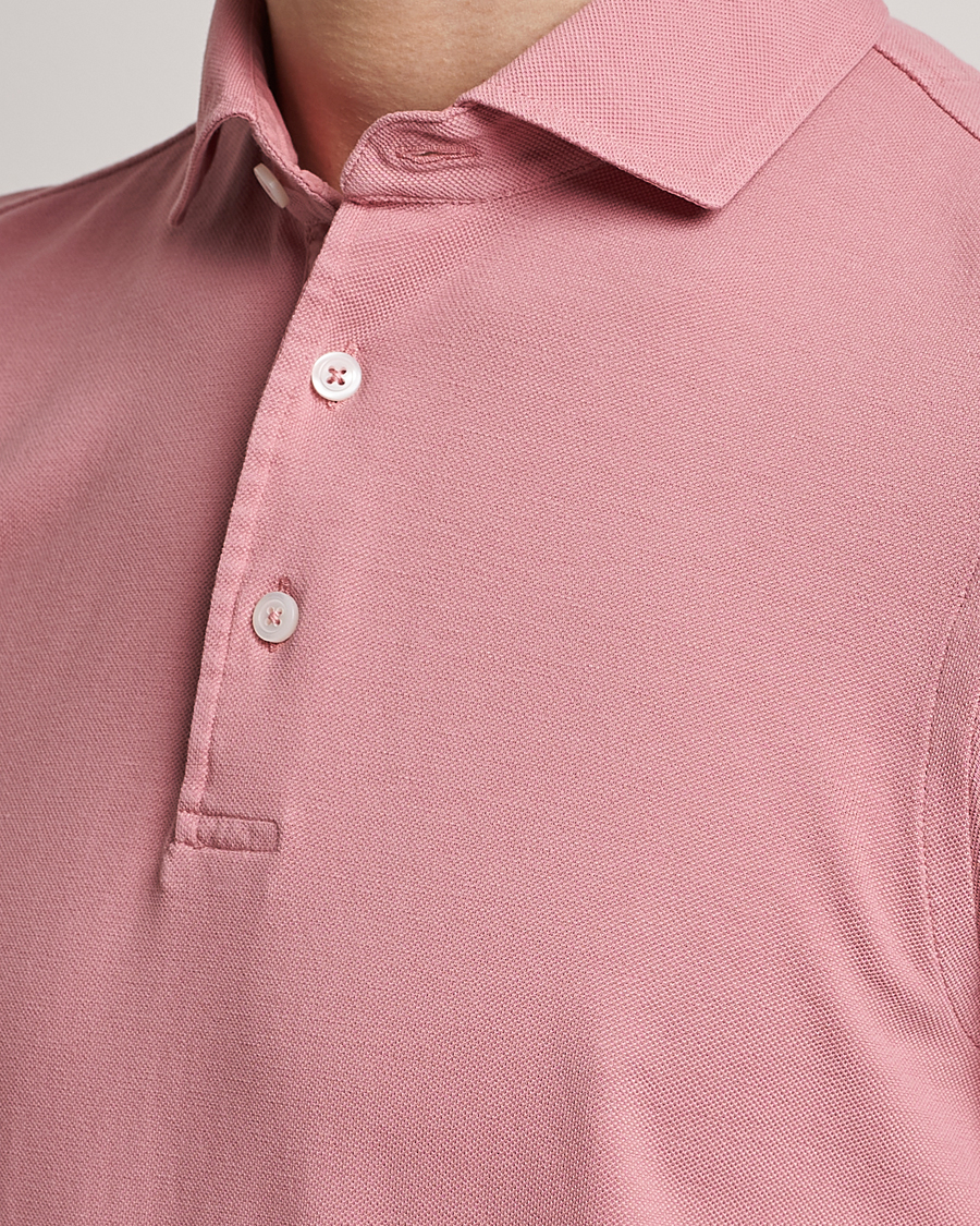 Herr | Pikéer | Gran Sasso | Washed Polo Pink