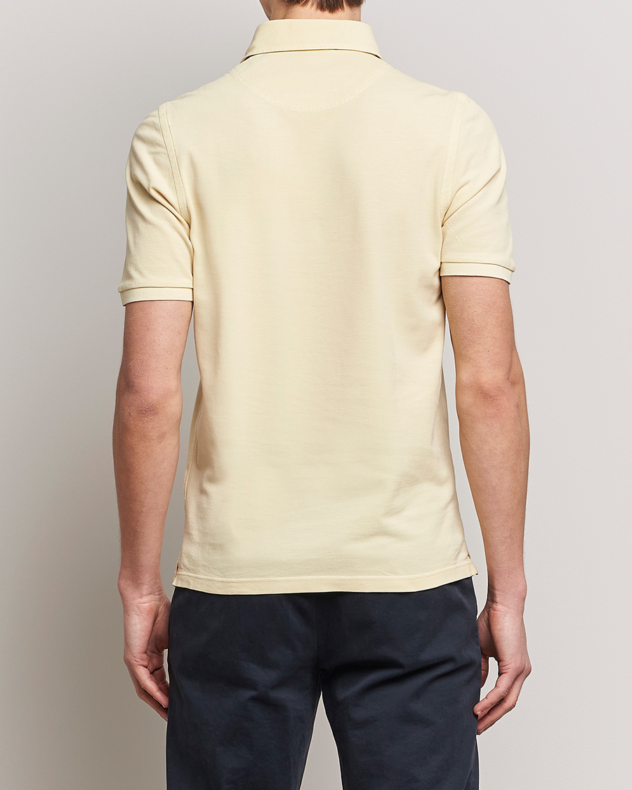 Herr | Pikéer | Gran Sasso | Washed Polo Yellow