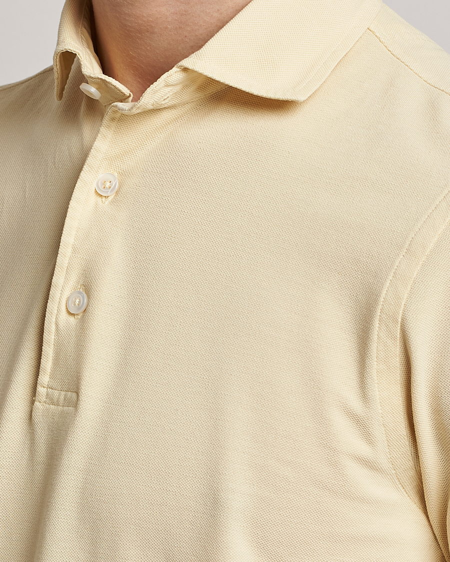 Herr | Pikéer | Gran Sasso | Washed Polo Yellow