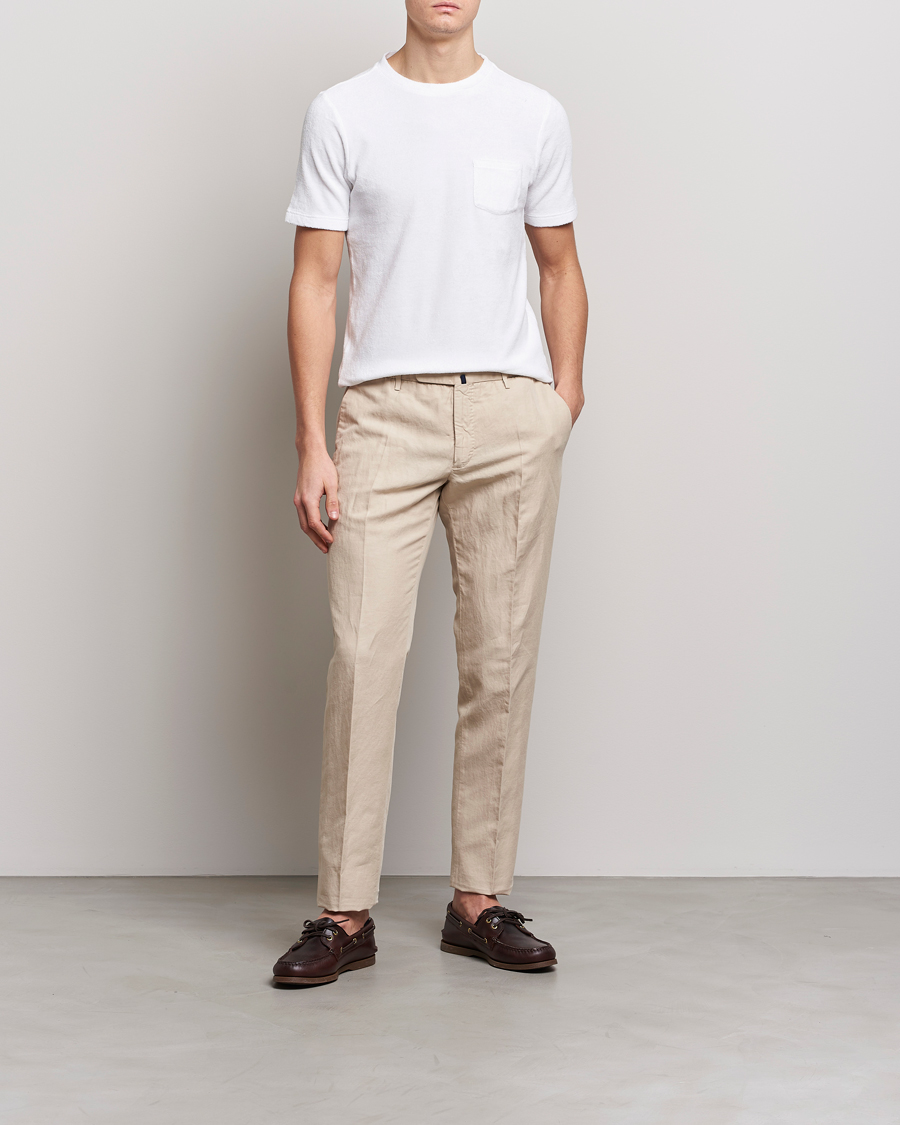 Herr | T-Shirts | Gran Sasso | Cotton Terry Tee White