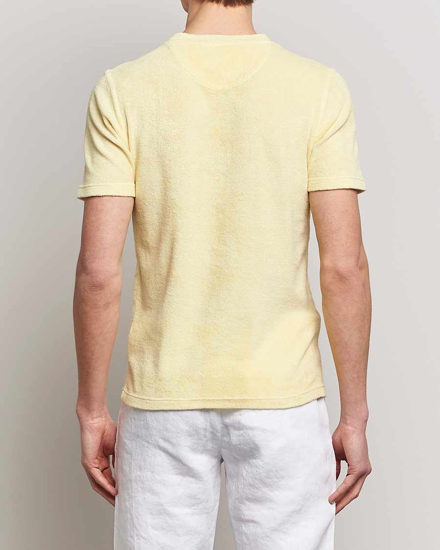 Herr | T-Shirts | Gran Sasso | Cotton Terry Tee Yellow