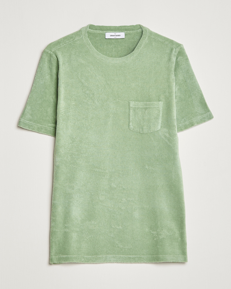Herr | T-Shirts | Gran Sasso | Cotton Terry Tee Green