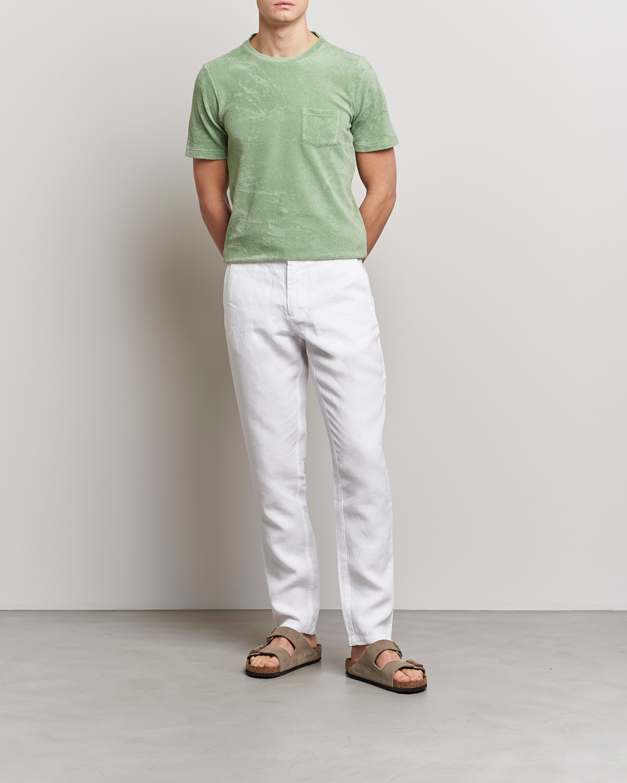 Herr | T-Shirts | Gran Sasso | Cotton Terry Tee Green