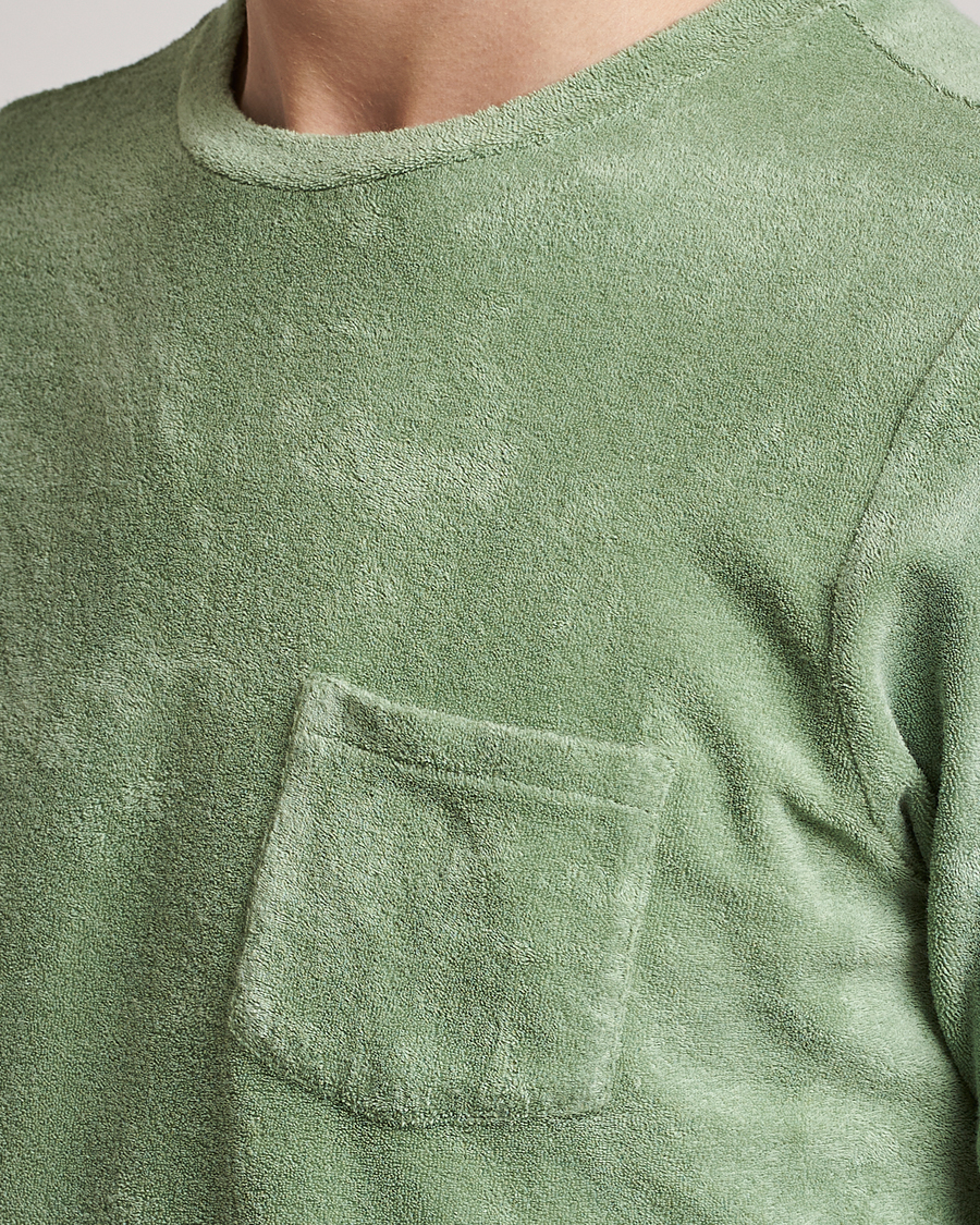 Herr | T-Shirts | Gran Sasso | Cotton Terry Tee Green