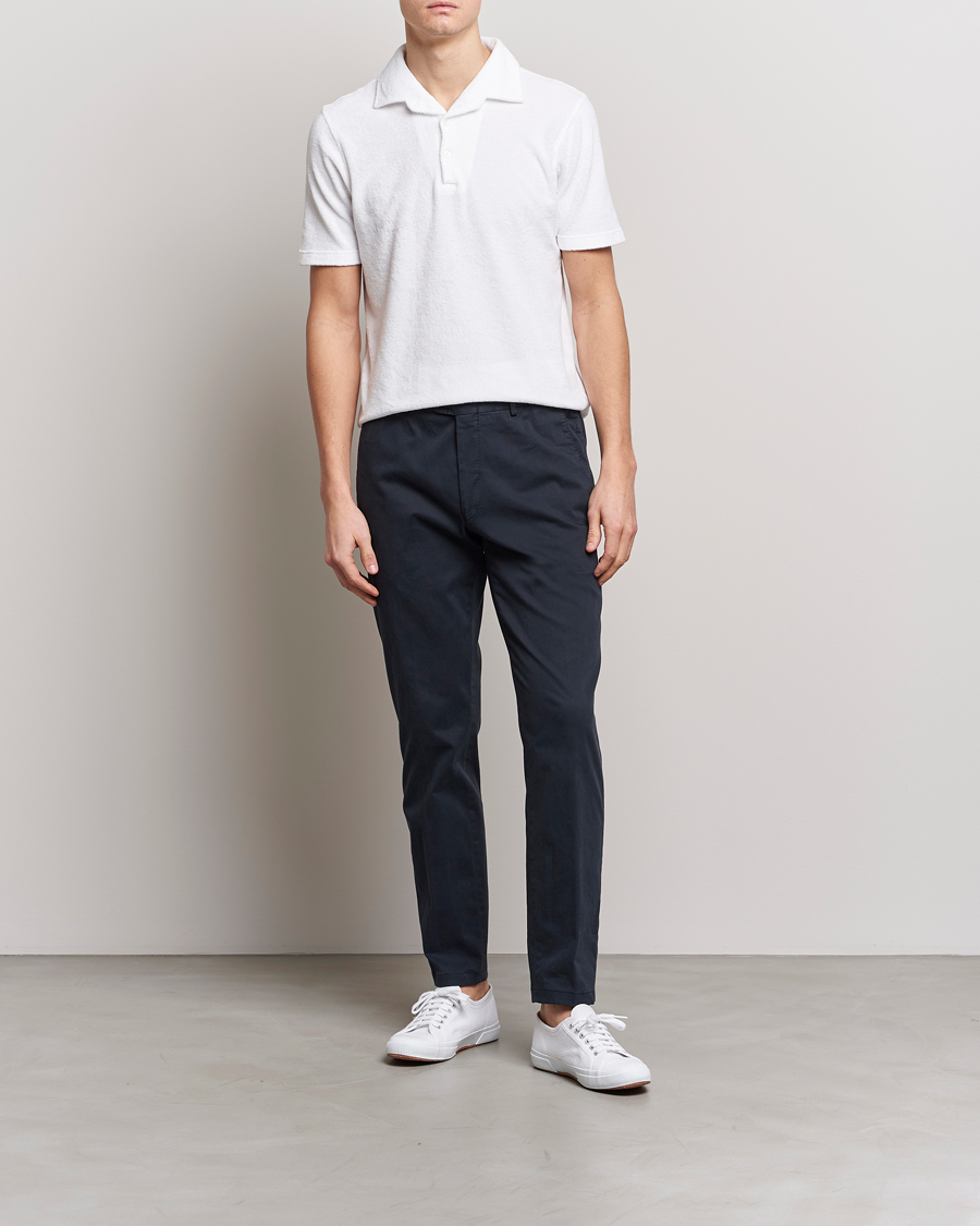 Herr | Pikéer | Gran Sasso | Cotton Terry Polo White