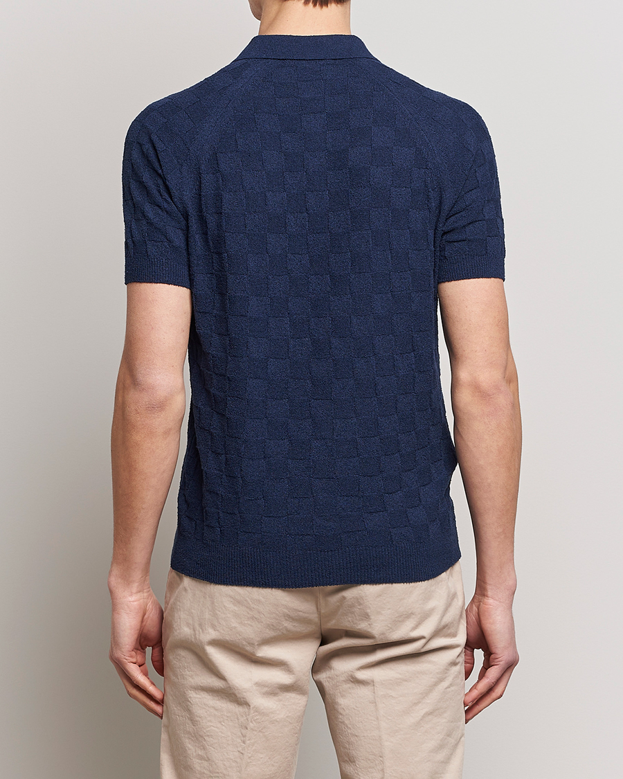 Herr | Pikéer | Gran Sasso | Structured Terry Polo Navy