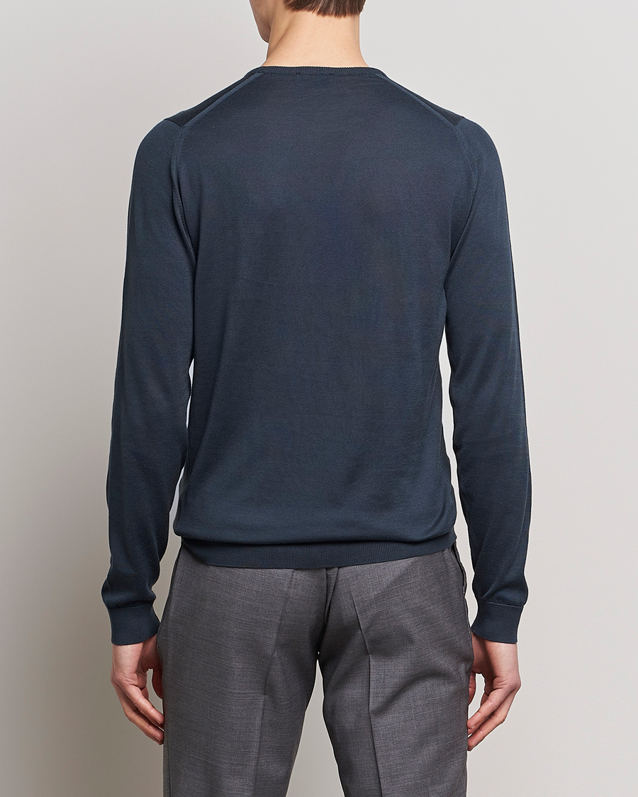 Herr | Tröjor | John Smedley | Hatfield Sea Island Crew Neck Granite