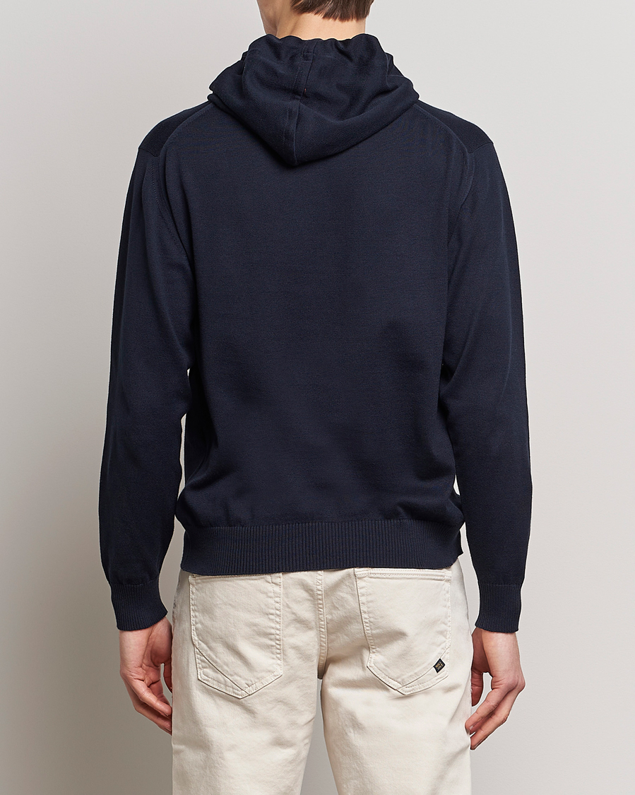 Herr | Tröjor | John Smedley | Sundown Sea Island Hoodie Navy