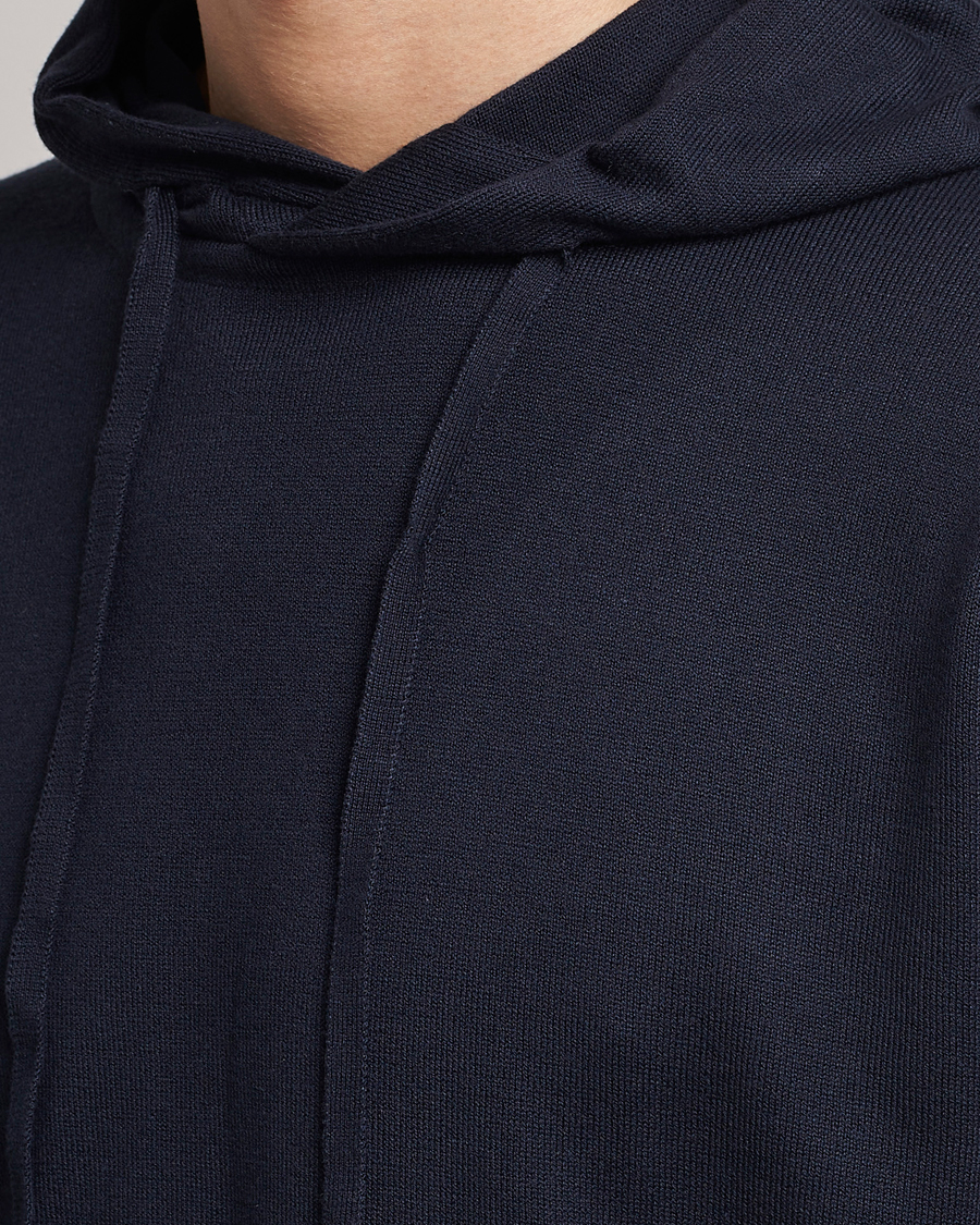 Herr | Tröjor | John Smedley | Sundown Sea Island Hoodie Navy