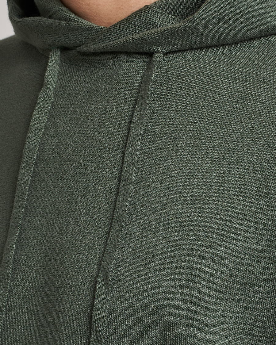 Herr | Tröjor | John Smedley | Sundown Sea Island Hoodie Palm Green