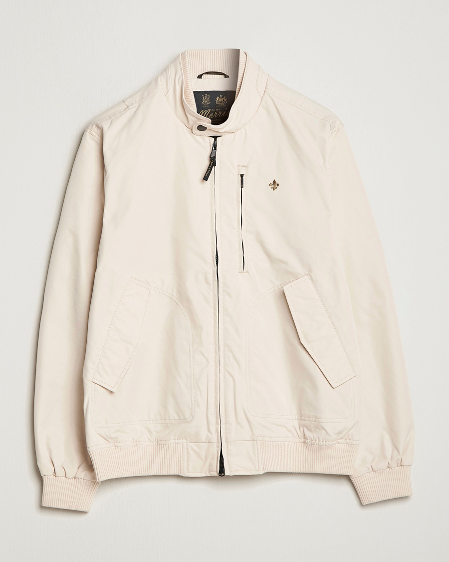 Herr | Jackor | Morris | New Harrington Jacket Off White