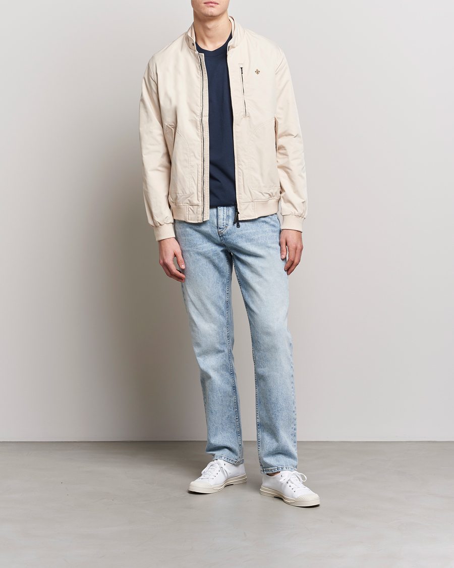 Herr | Jackor | Morris | New Harrington Jacket Off White