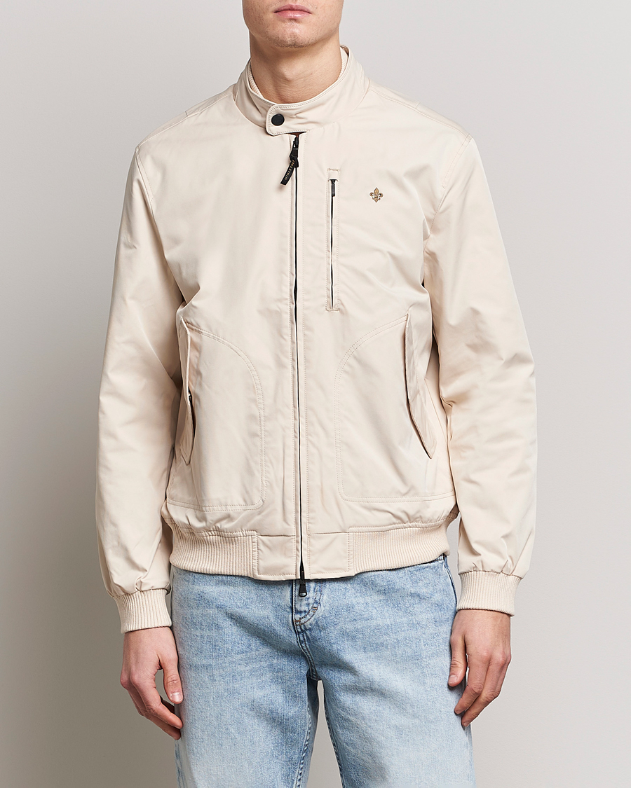 Herr | Jackor | Morris | New Harrington Jacket Off White