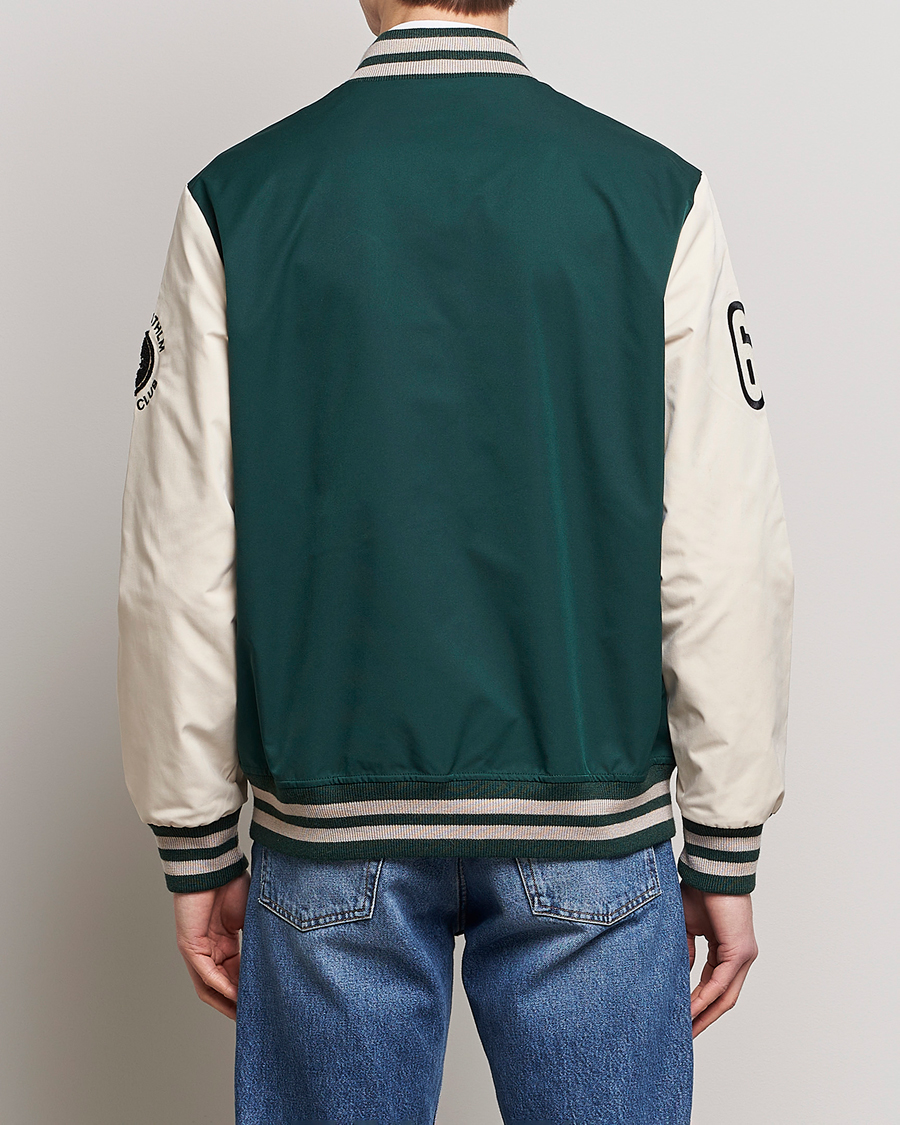Herr | Jackor | Morris | Ramsey Nylon Baseball Jacket Green/White